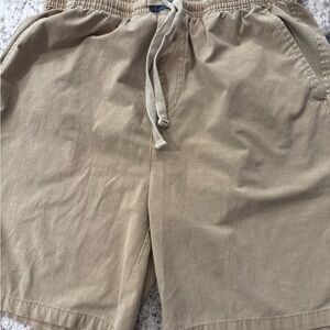 Kids Tan Drawstring Shorts